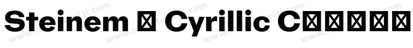 Steinem - Cyrillic C字体转换